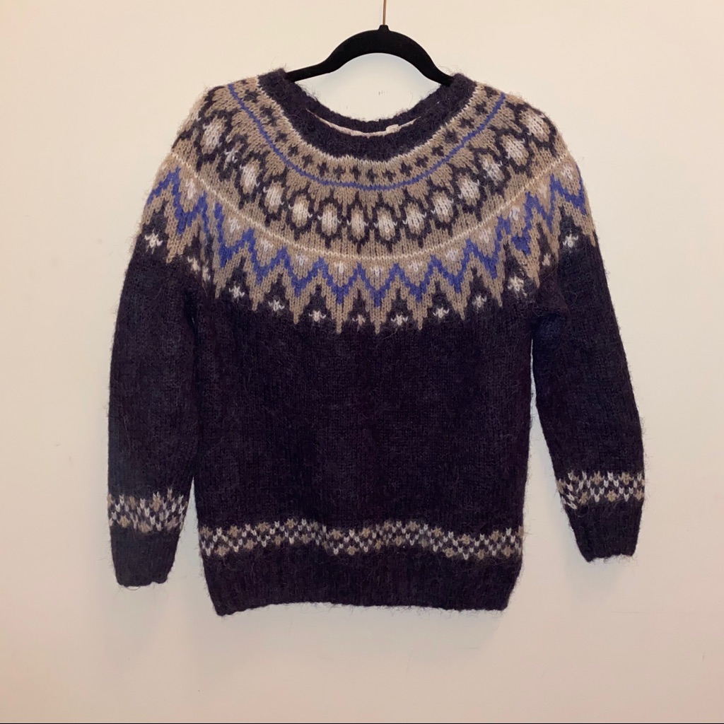 H&M Patterned Pullover Sweater